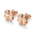 Celtic Four Leaf Clover Post Earrings