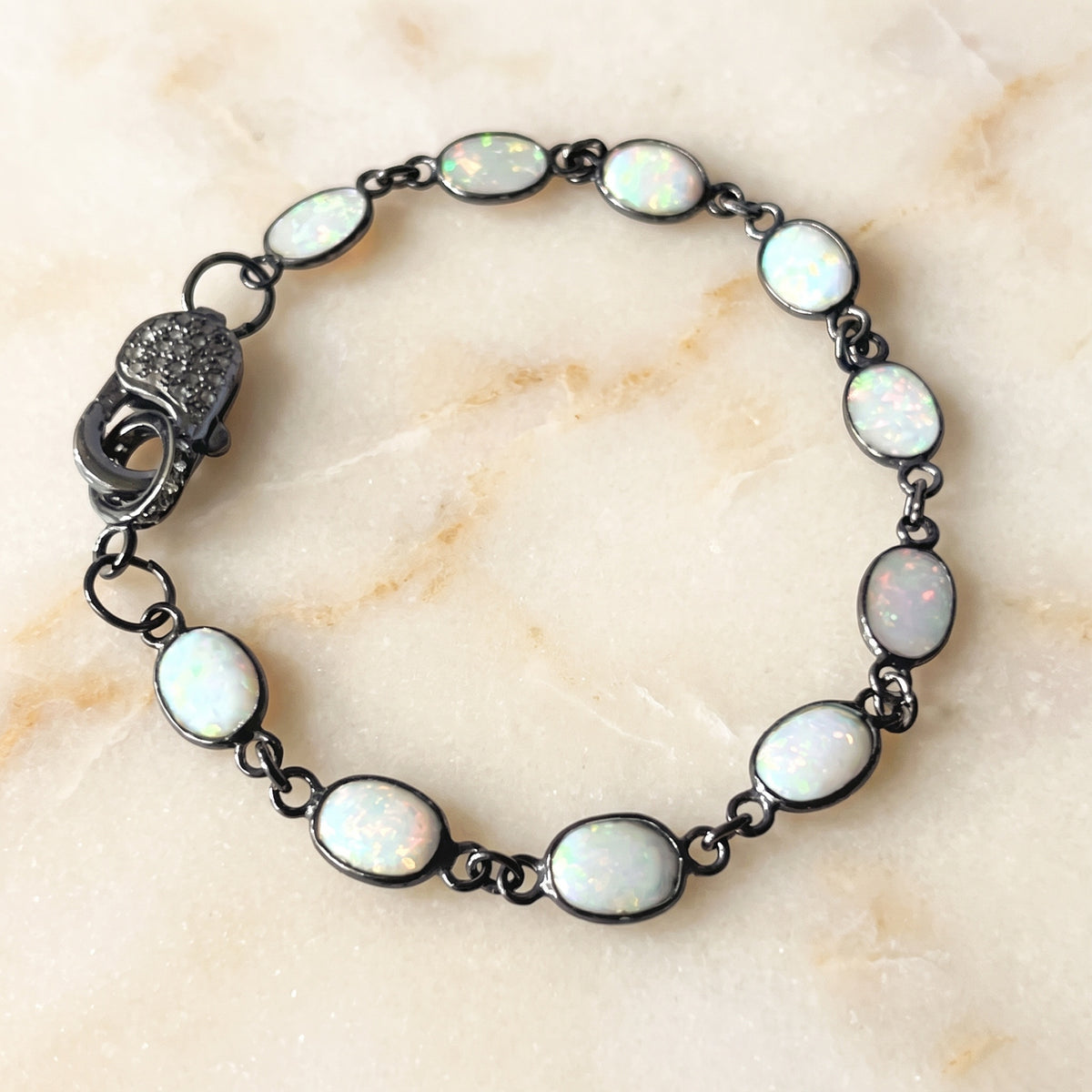 Opal Cobochone Bracelet