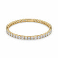 Princess-Cut Diamond Tennis Bracelet