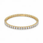 Princess-Cut Diamond Tennis Bracelet