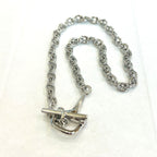 Single Stirrup Toggle Choker Necklace