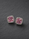 Princess Cushion Studs