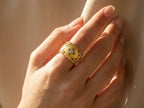 Divine Cross Cuff Ring