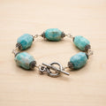 Seafoam Stone Toggle Bracelet