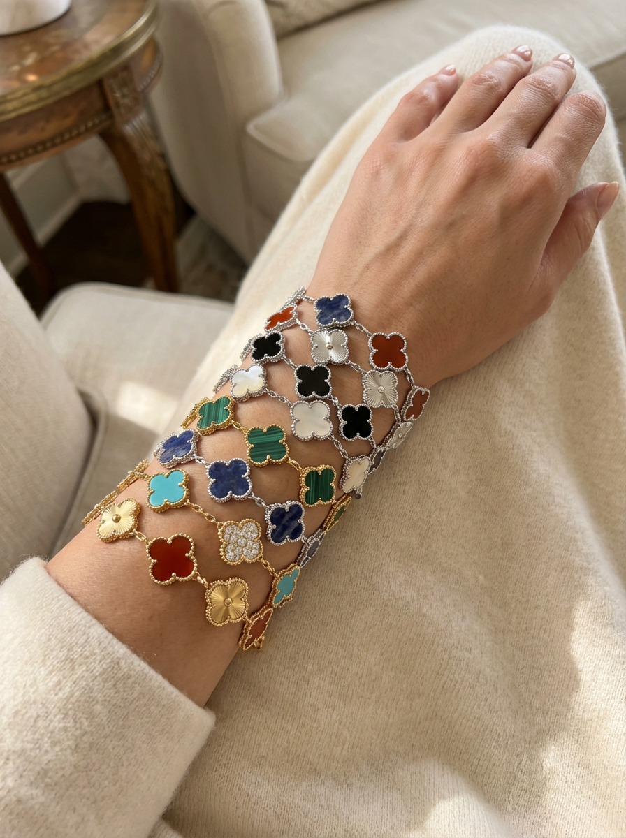 Clover Bloom  Stationed  Bracelets