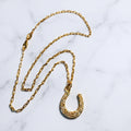The Aurelia Sliding Horseshoe Necklace