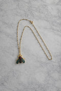 Garden Queen Bee Pendant Necklace