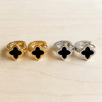 Clover Huggie Hoop Earrings