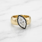 Golden Dewdrop Rings