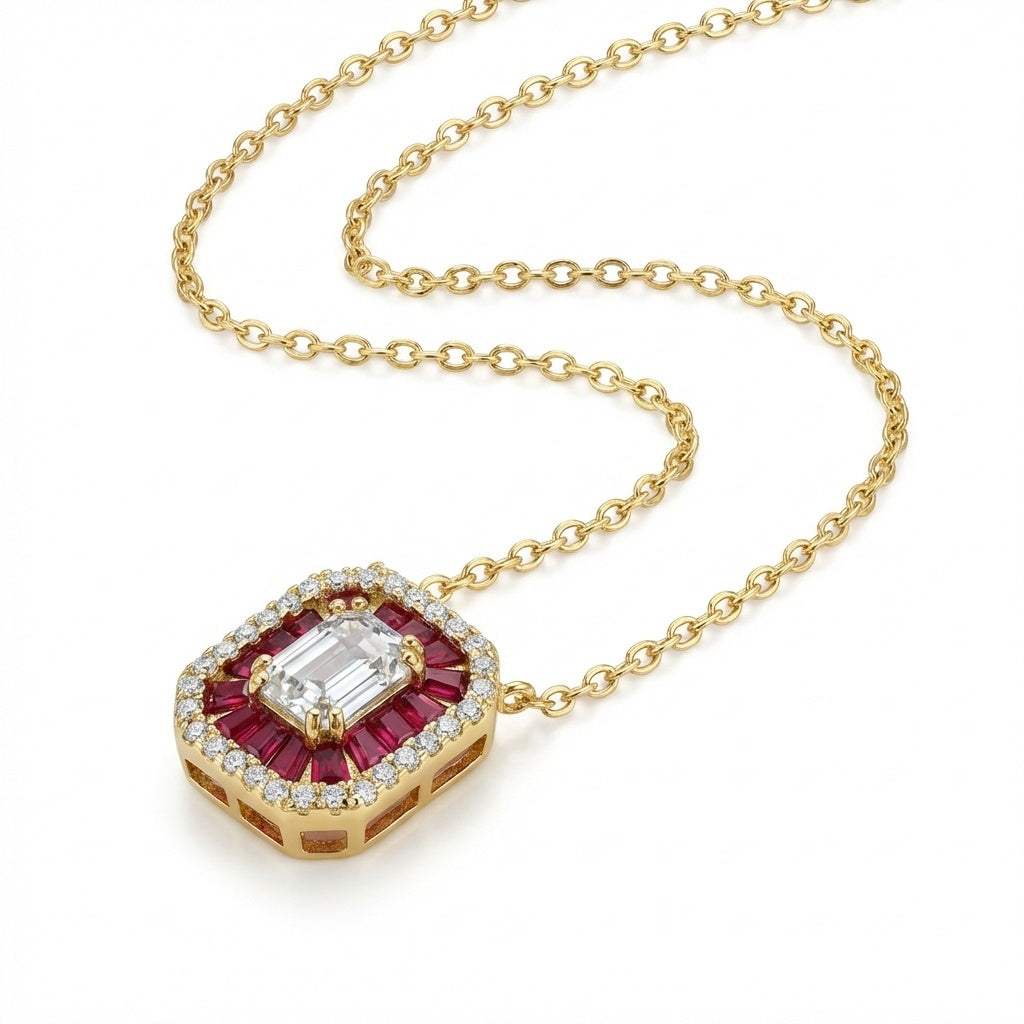 Scarlet O Necklace