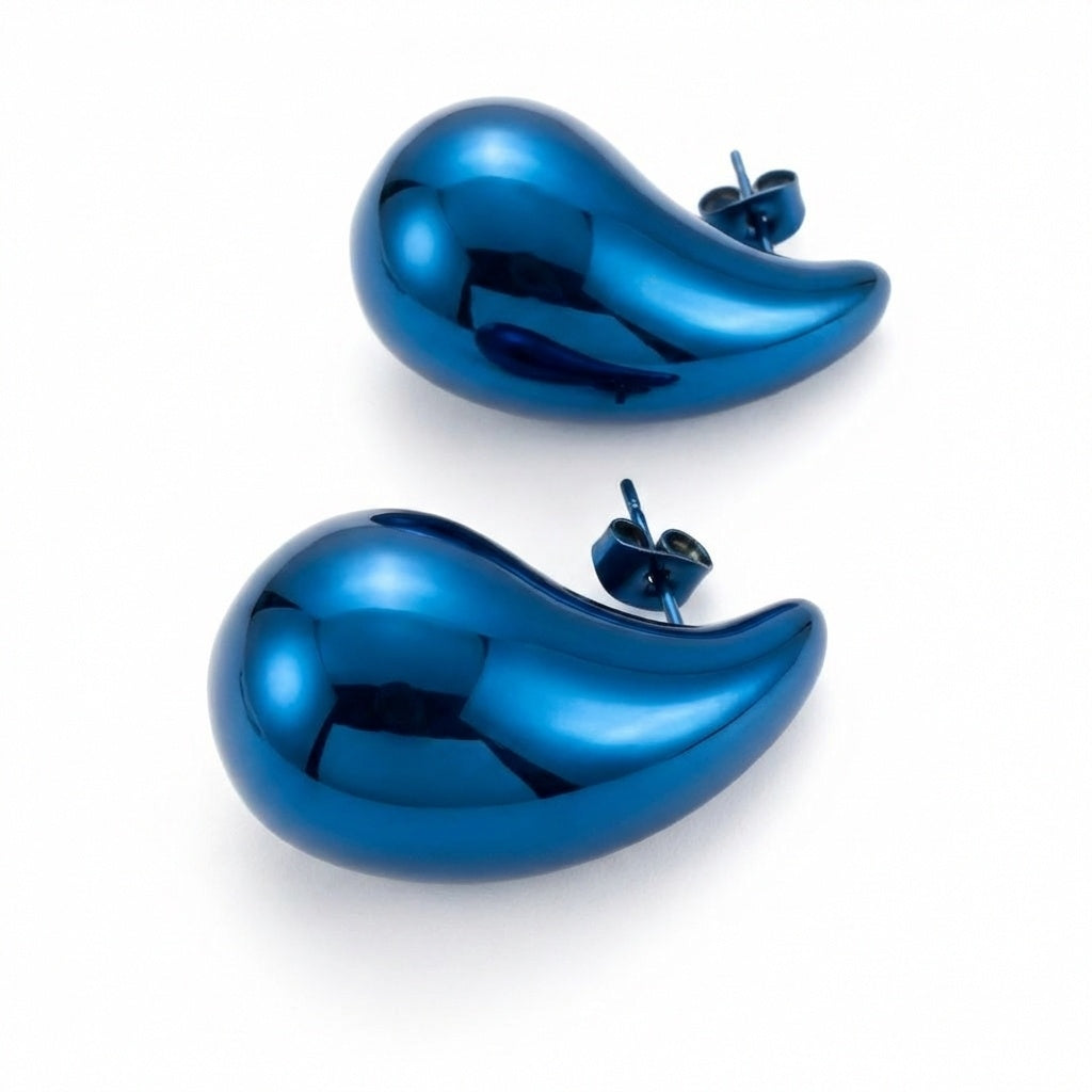 Azure Wave Hallow Earrings