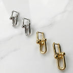 Stirrup Charm Earrings