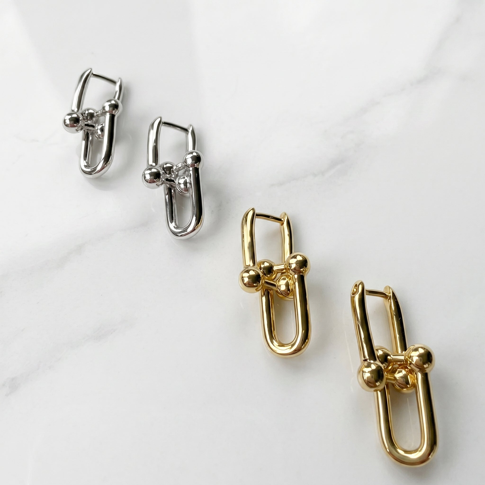 Stirrup Charm Earrings