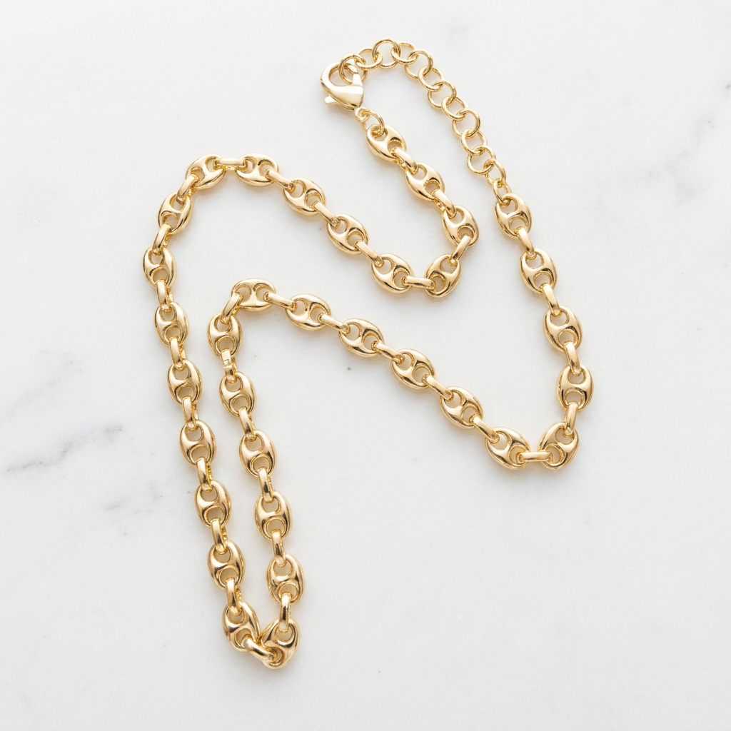 Café Link Necklace