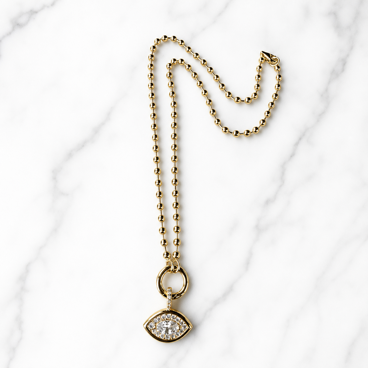 Golden Dewdrop Necklaces