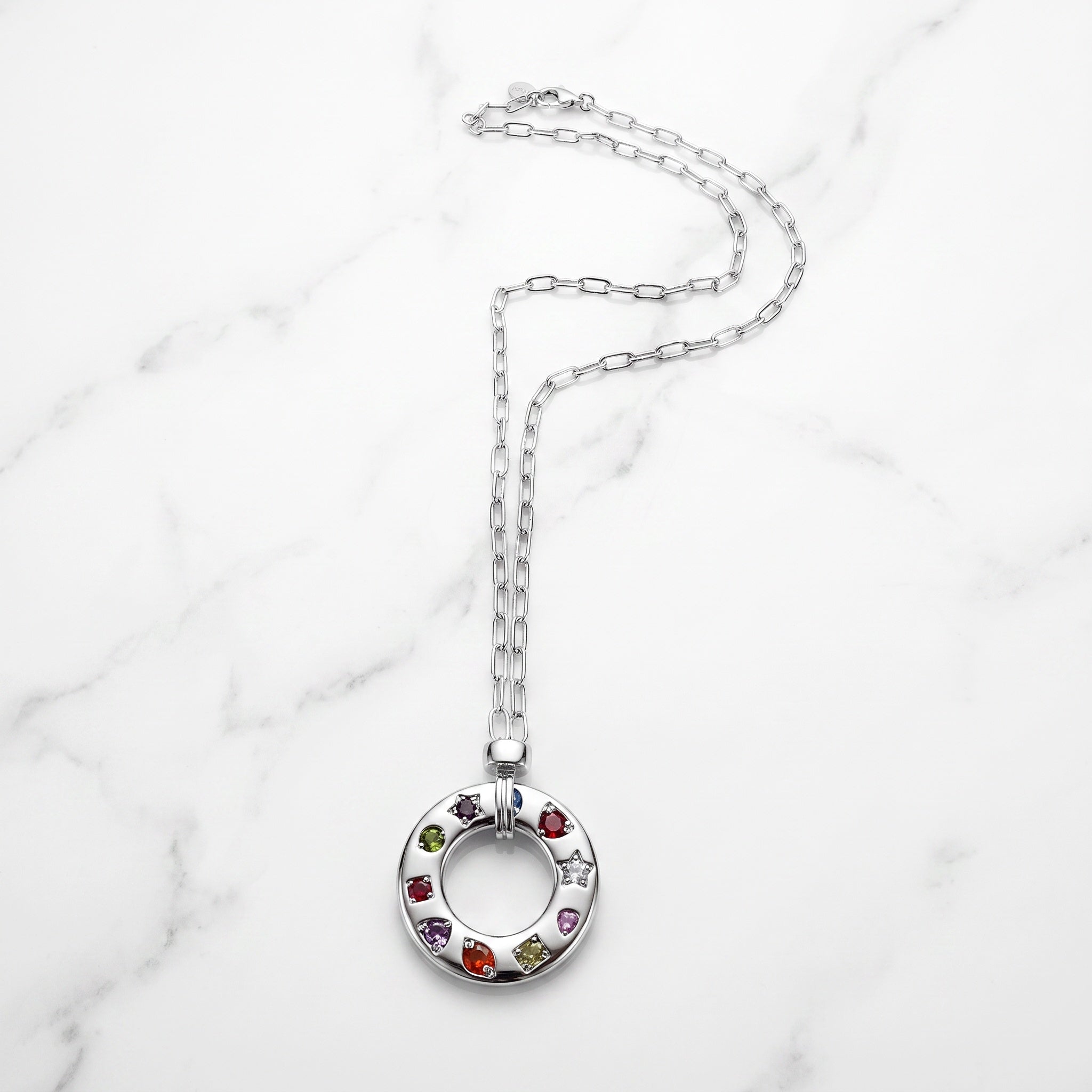 Mosaic Paint Necklaces