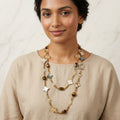 Golden Horizon Wrap Necklace