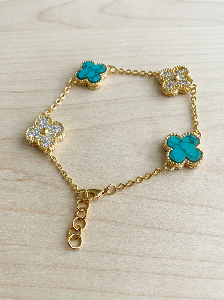 Clover Bloom  Stationed  Bracelets