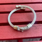 Twisted Cross Bracelet
