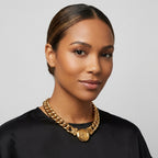 Metropolitan Museum Roman Coin Choker - Vintage Gold
