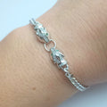 Tourmaline Double Panther Bracelet