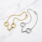 Snaffle Horse Bit Bracelet