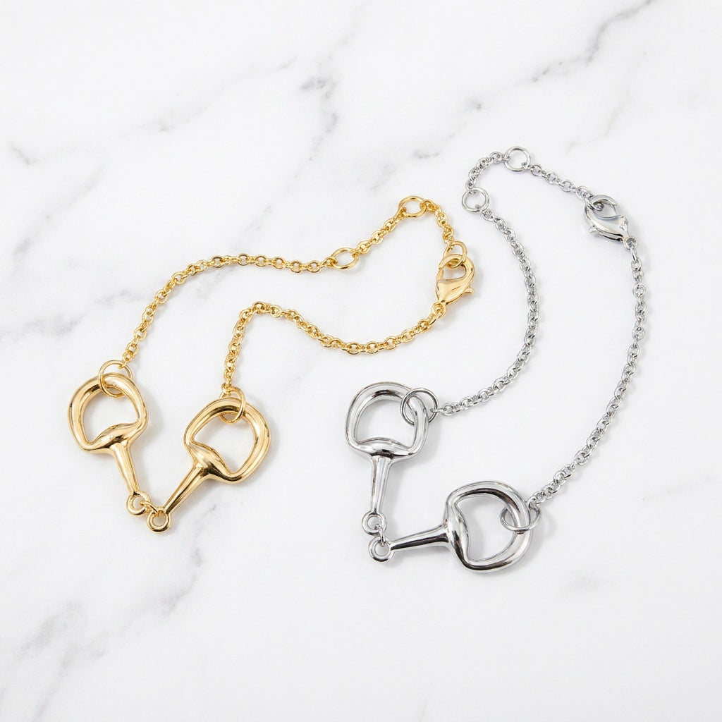 Snaffle Horse Bit Bracelet