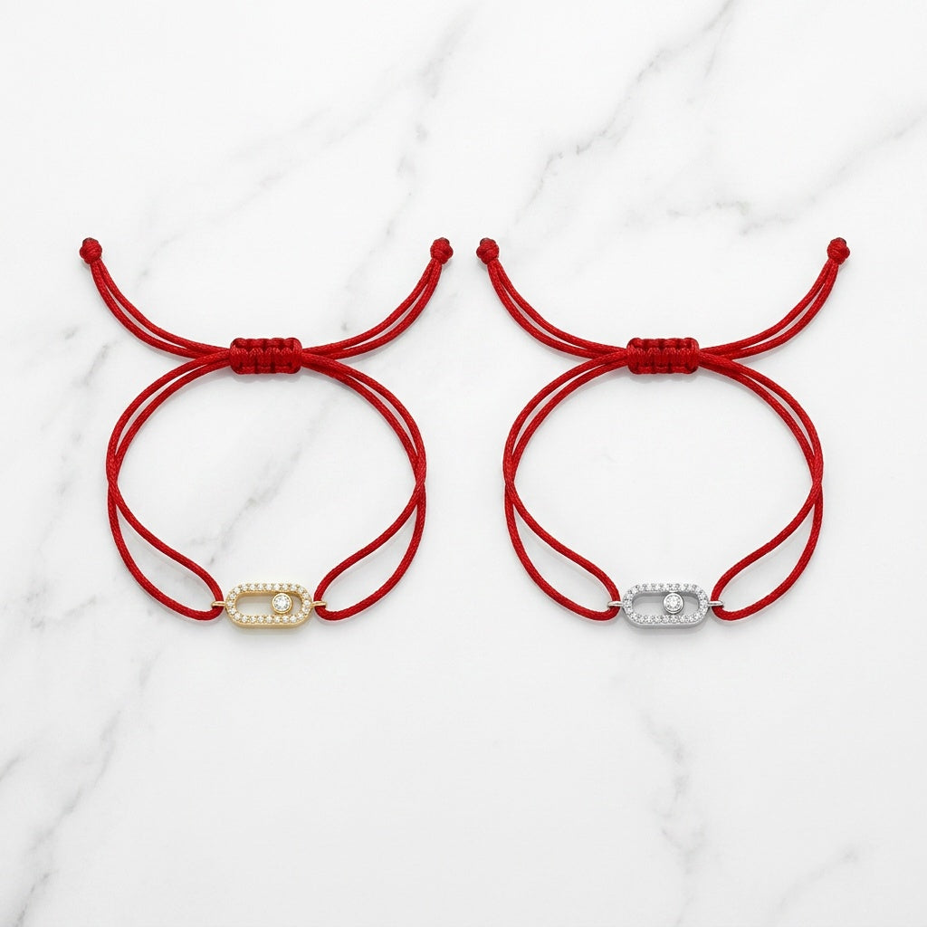 Crimson Halo Bracelet