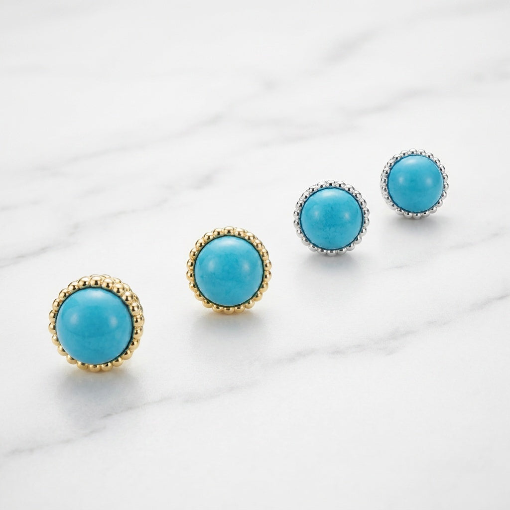 Turquoise Burst Earrings