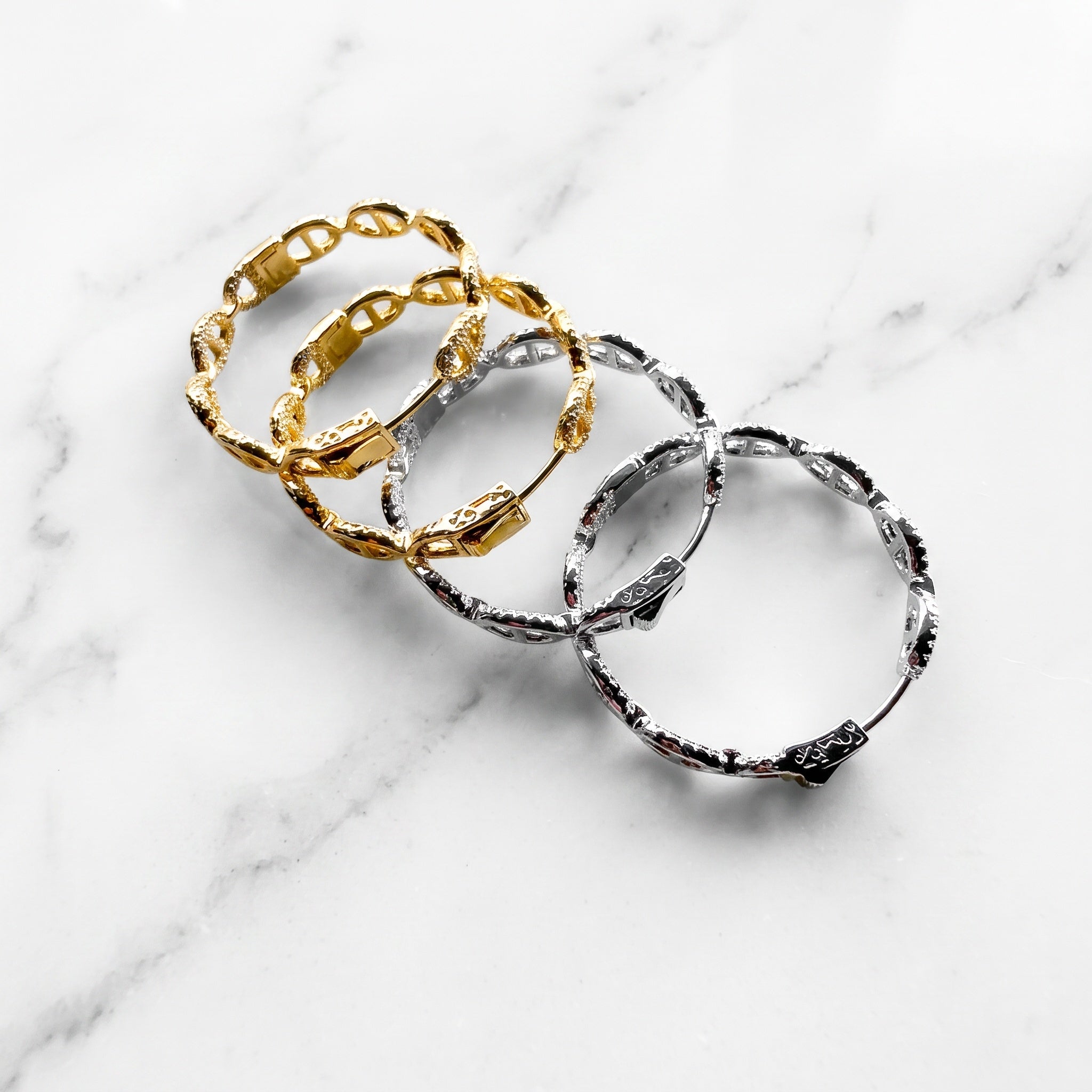 Lustria Spark Hoop Earrings