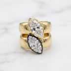 Golden Dewdrop Rings