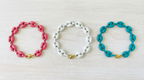 Marina Enamel Puffed Mariner Chain Bracelet