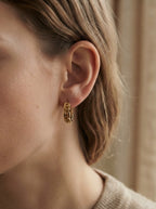 Eterna Link Hoop Earrings