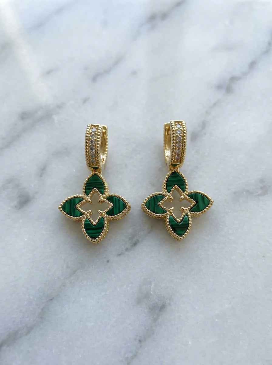 Fleur Quatrefoil Earrings