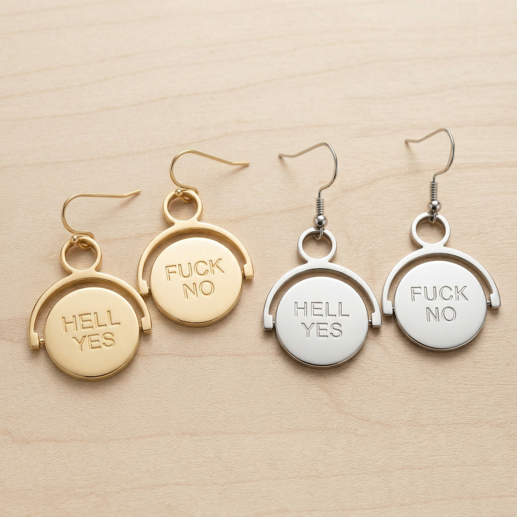 Say It With Attitude Earrings