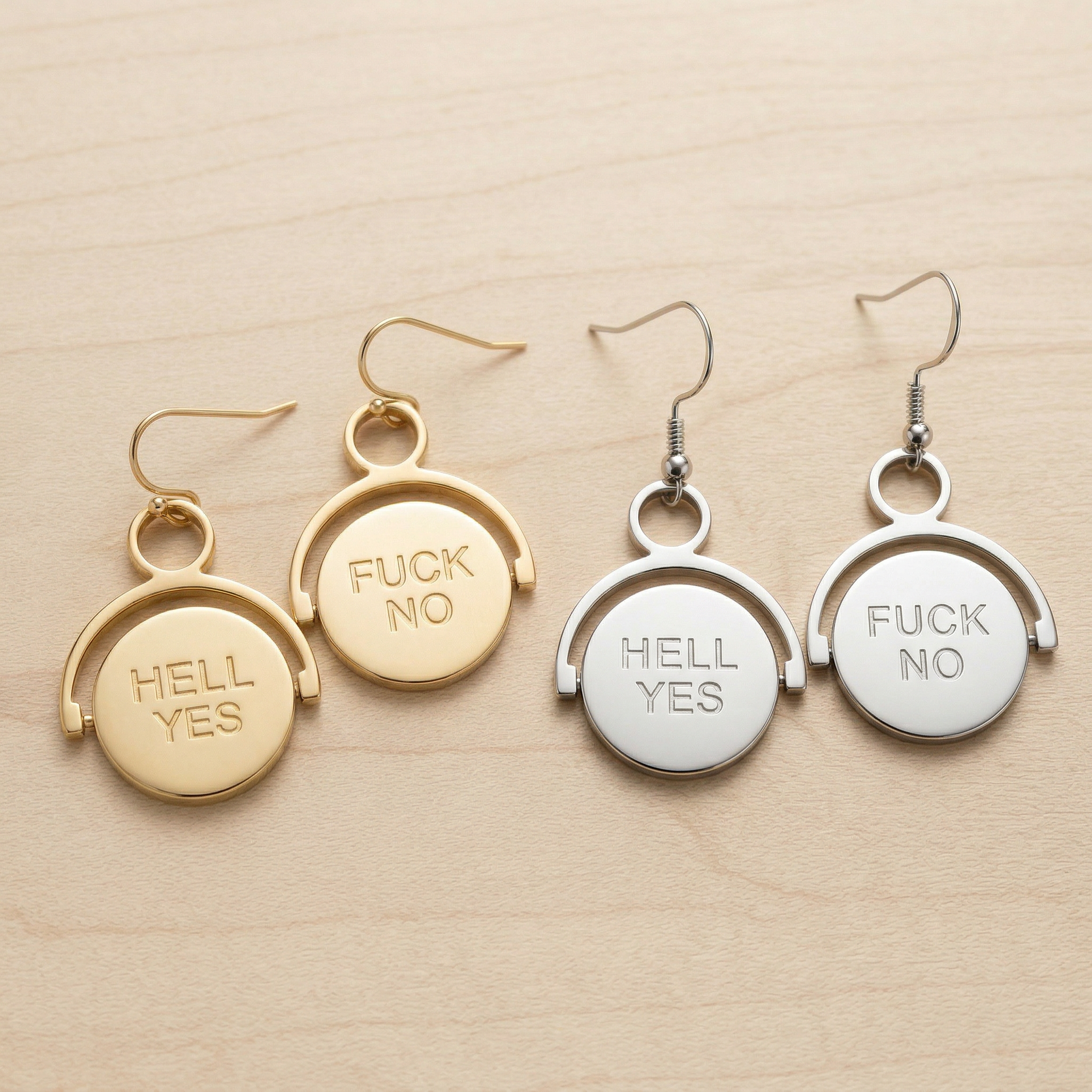 Say It With Attitude Earrings