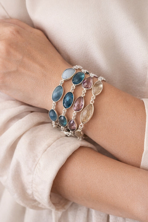 Blush Reverie Morganite Station Bracelet