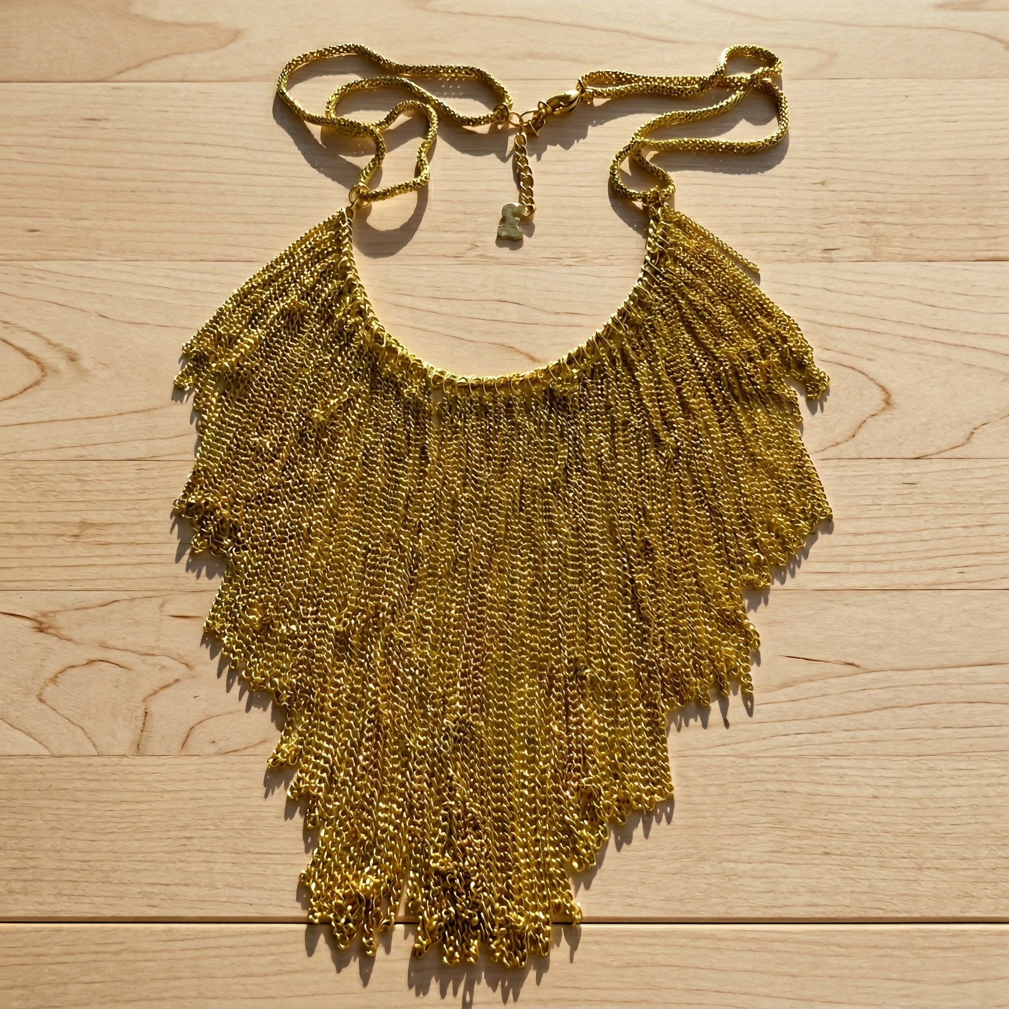 Golden Hour Fringe Necklace