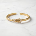 Gilded Buckle Cuff