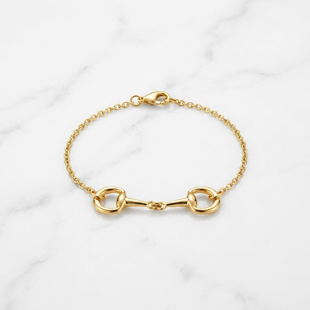 Snaffle Horse Bit Bracelet