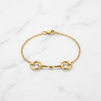 Snaffle Horse Bit Bracelet