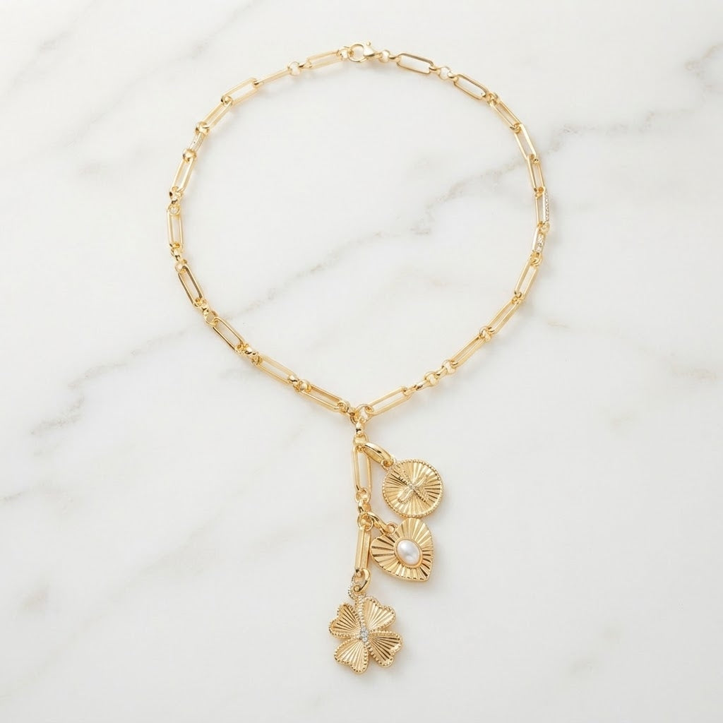 Cascade Charm Necklace
