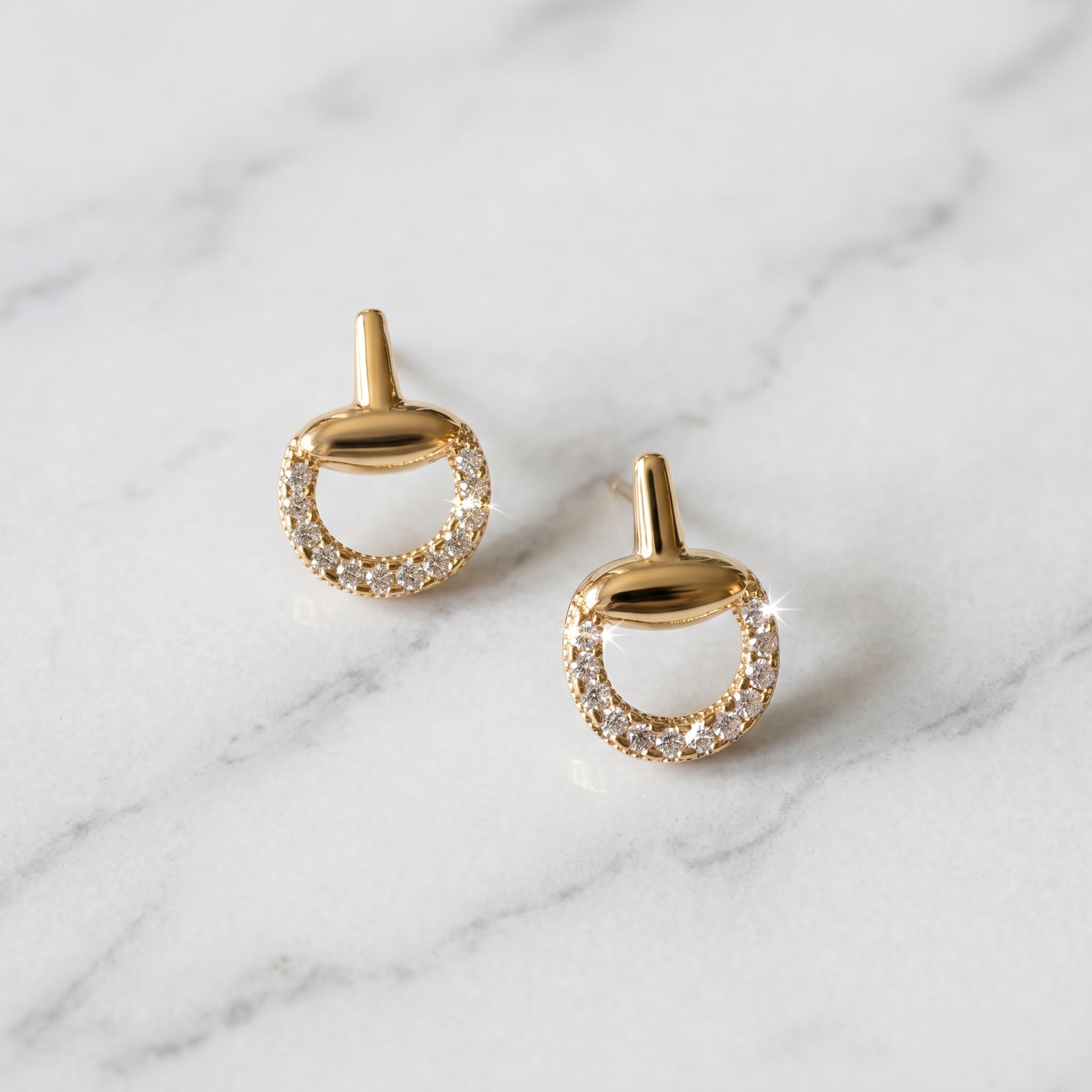 Stirrup Spark Earrings