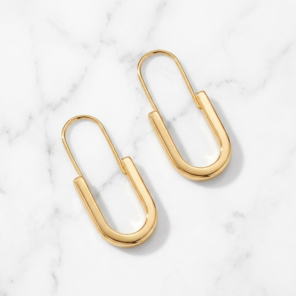 Golden Linkline Earrings