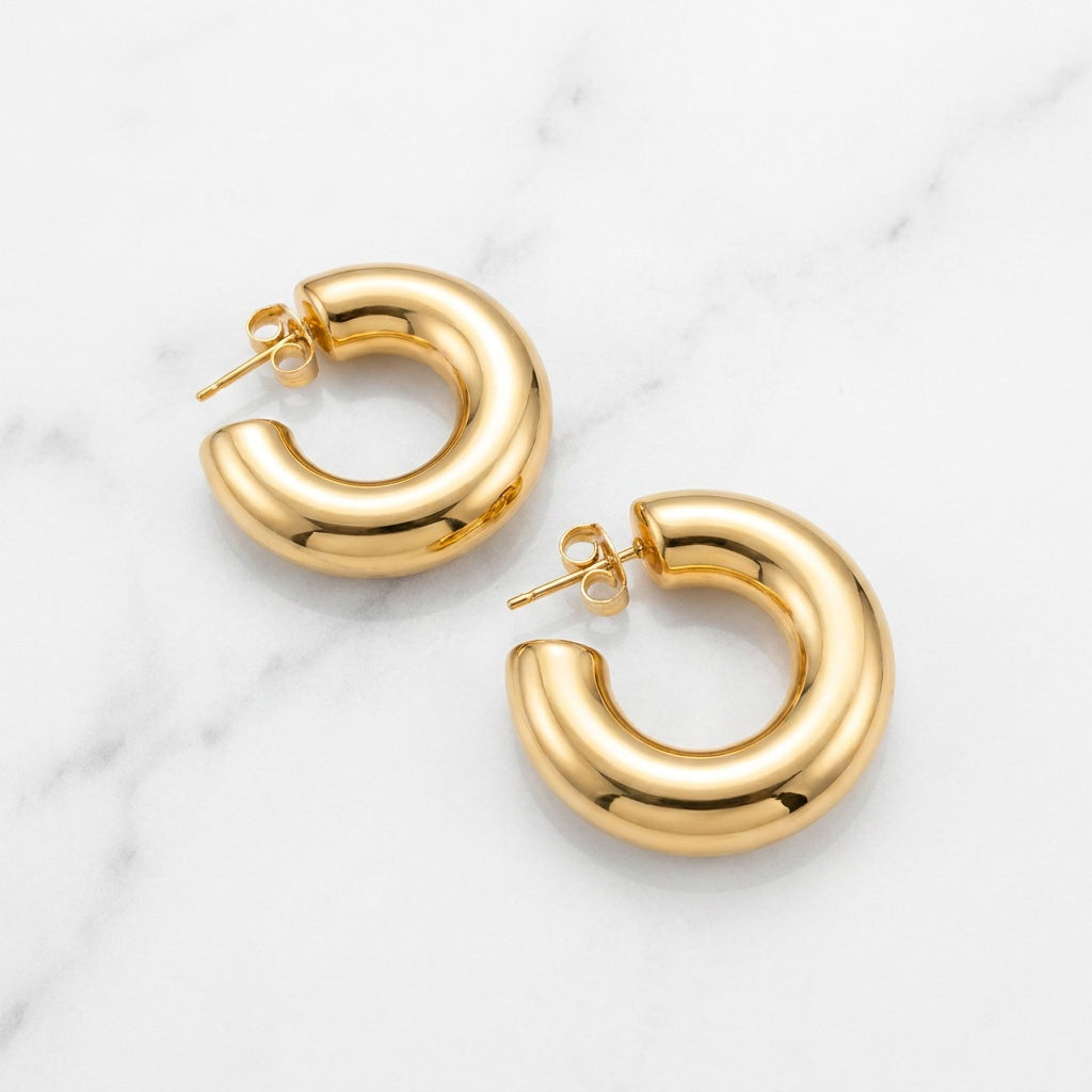 Everyday Gold Hoops