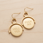 Say It With Attitude Earrings