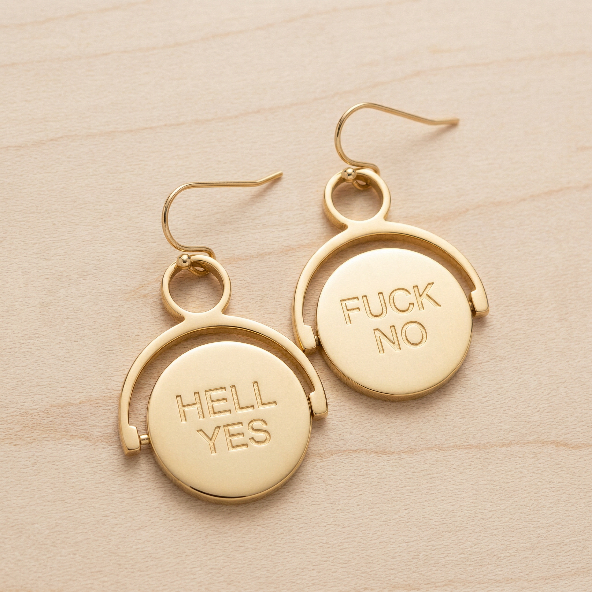 Say It With Attitude Earrings