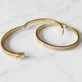 Golden Halo Pavé Earrings