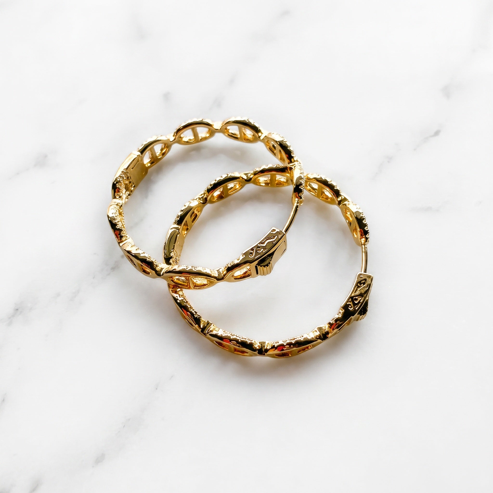 Lustria Spark Hoop Earrings