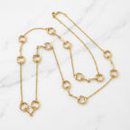 Snaffle Horse Bit Station Necklace